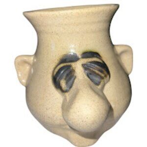 Peter Petrie “Mr Sniffles” Vintage Pottery Egg Separator It’s Snot A Mug